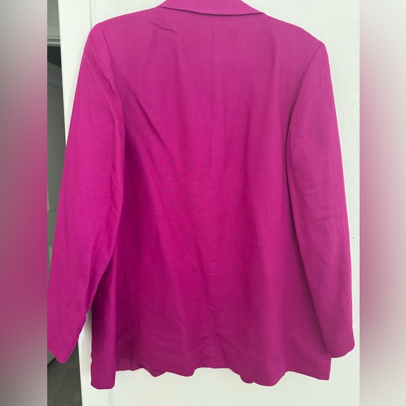 H&M Linen Blazer - Purple Pink - XL - Picture 4 of 4